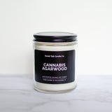 Cannabis + Agarwood Coconut Soy Massage Candle