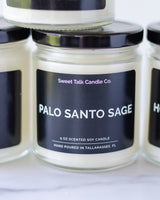 Palo Santo + Sage Coconut Soy Massage Candle