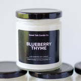 Blueberry + Thyme Coconut Soy Massage Candle