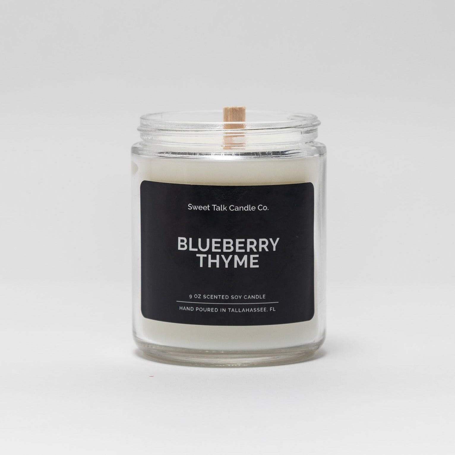 Blueberry + Thyme Coconut Soy Massage Candle