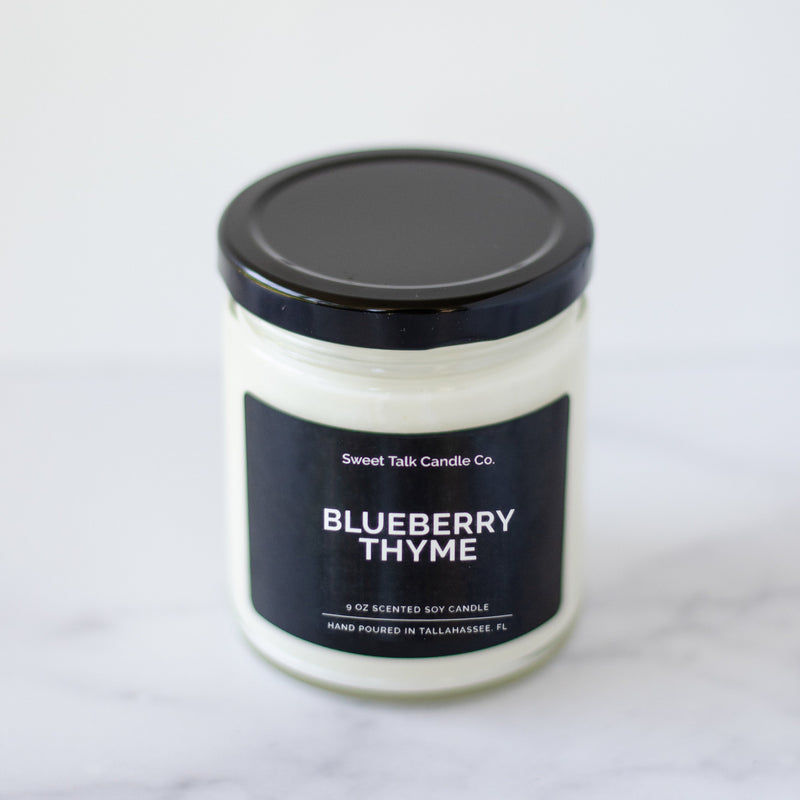 Blueberry + Thyme Coconut Soy Massage Candle