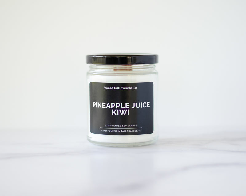 Pineapple + Kiwi Coconut Soy Massage Candle