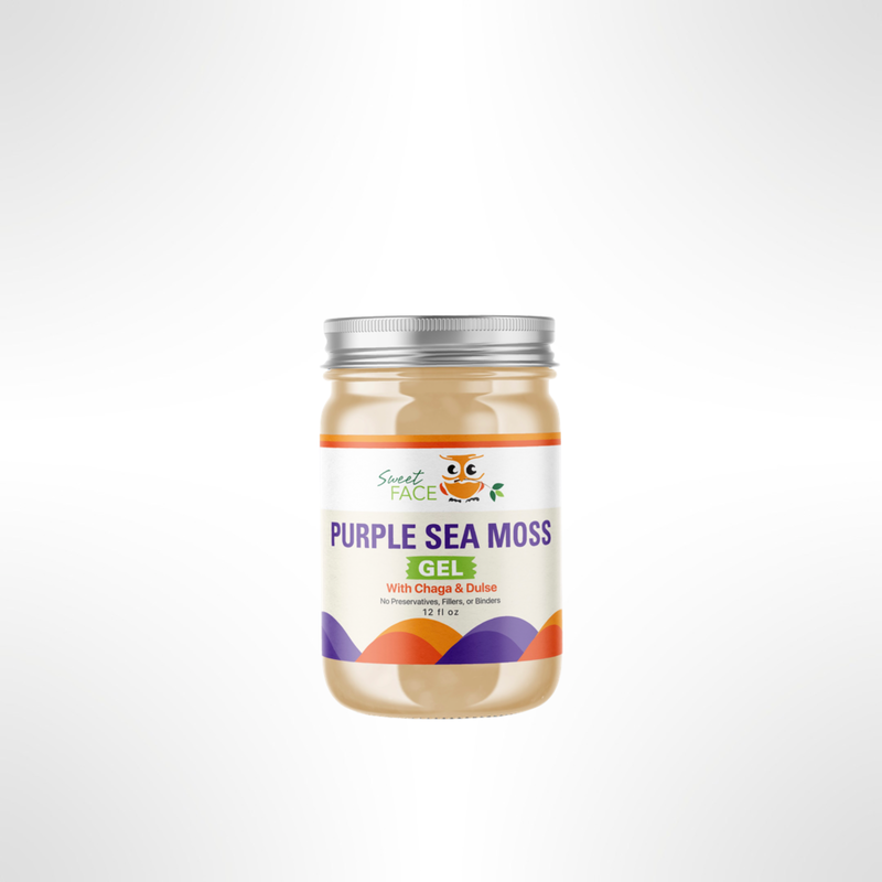 Purple Sea Moss Gel W/ Mushrooms
